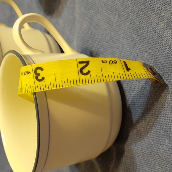 Lenox Chinastone blue pinstripes cups and saucers - Picture 11 of 16